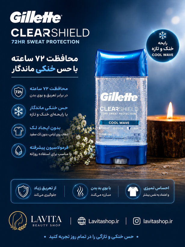 مام ژله ای ژیلت (72ساعته)